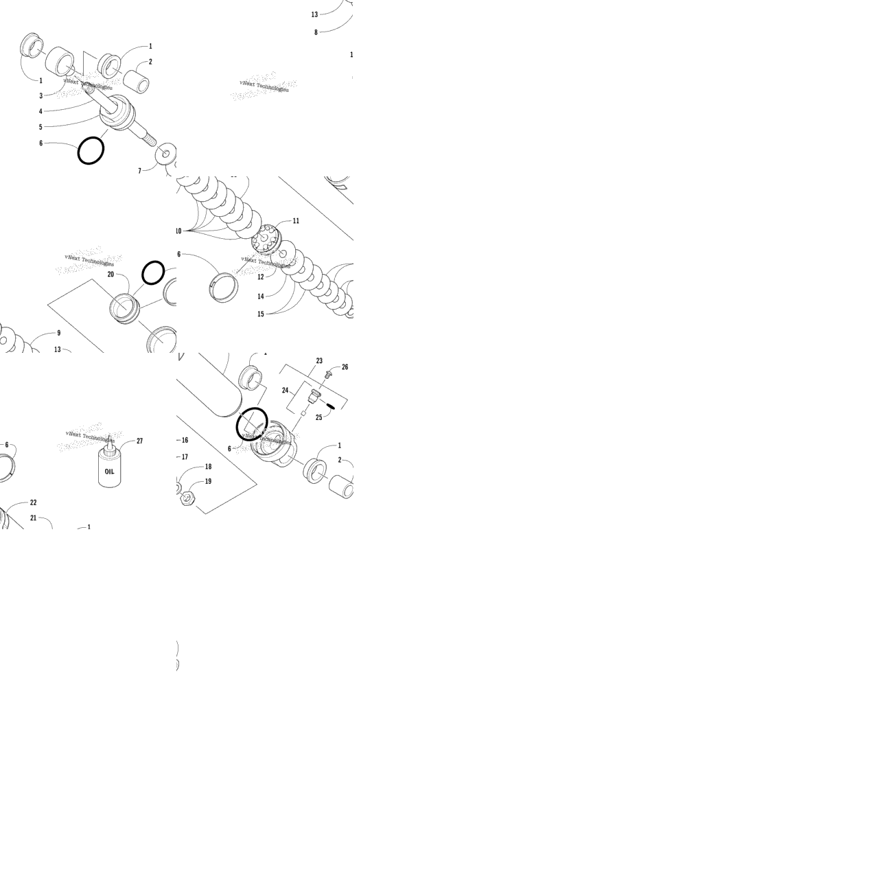 Rear Suspension Rear Arm Shock Absorber