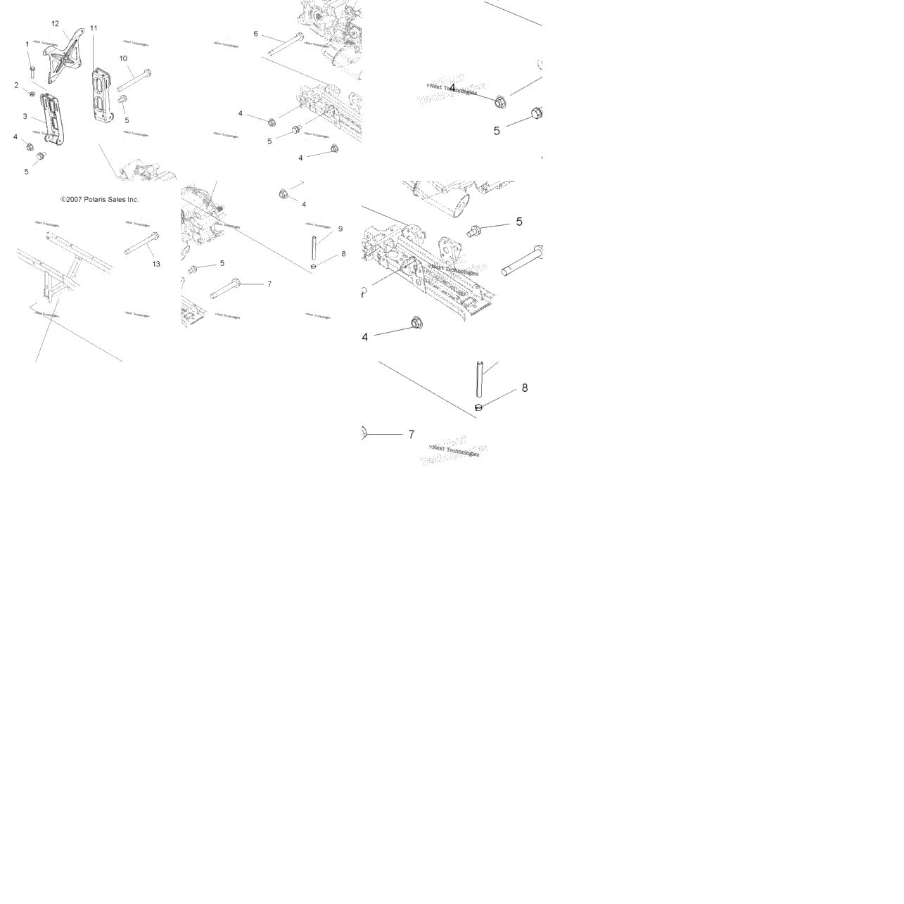 Drive Train, Main Gearcase Mounting