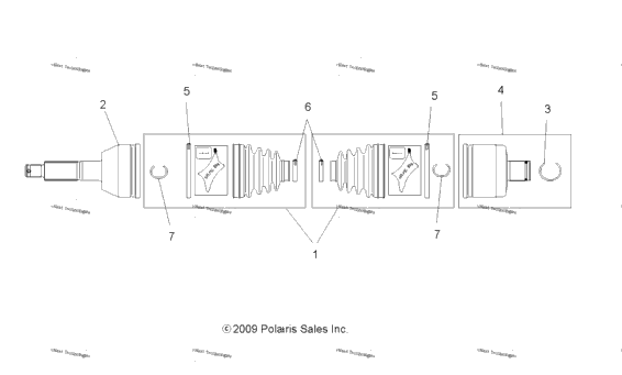 Drive Train, Rear Drive Shaft