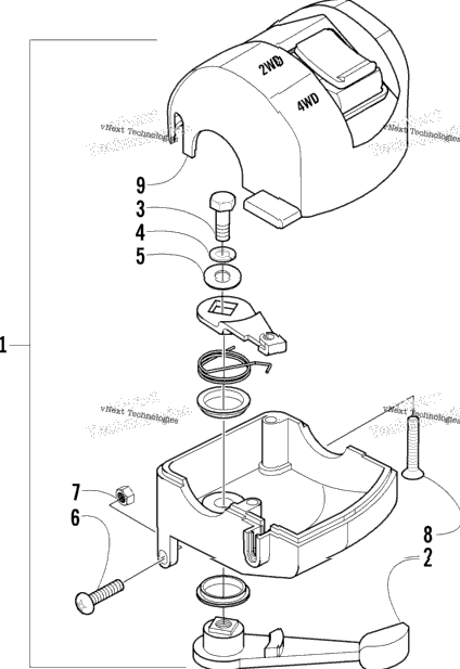Throttle Case Assembly
