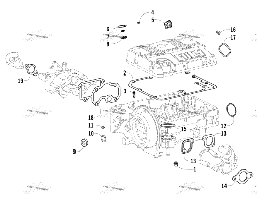 Top End Gasket Set Assembly
