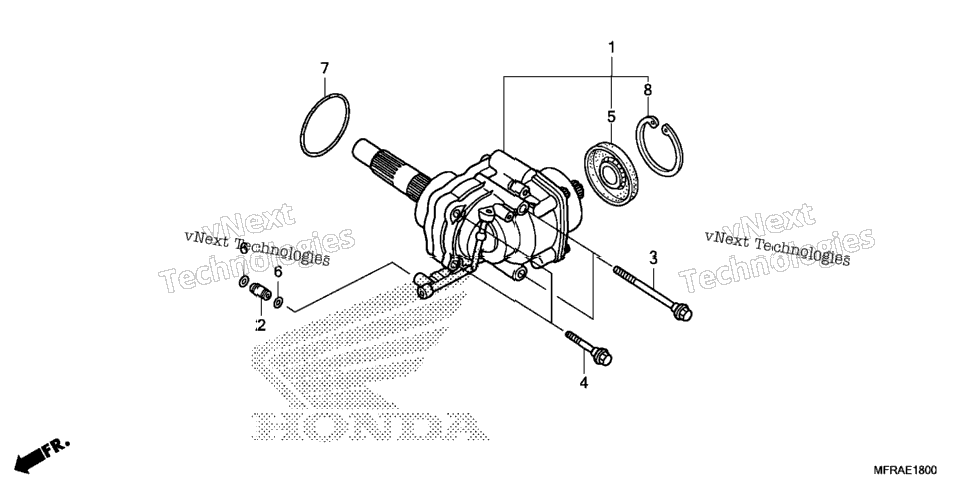 Side Gear Case