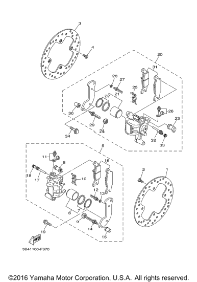Rear Brake Caliper