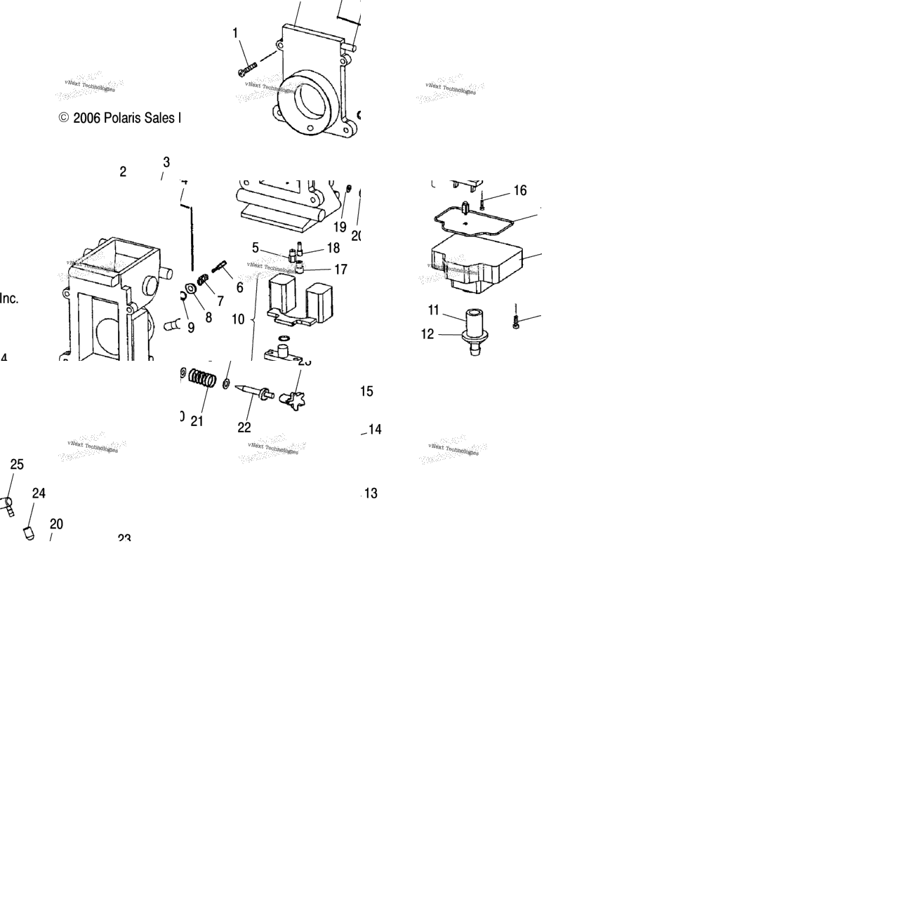Engine, Carburetor, Lower