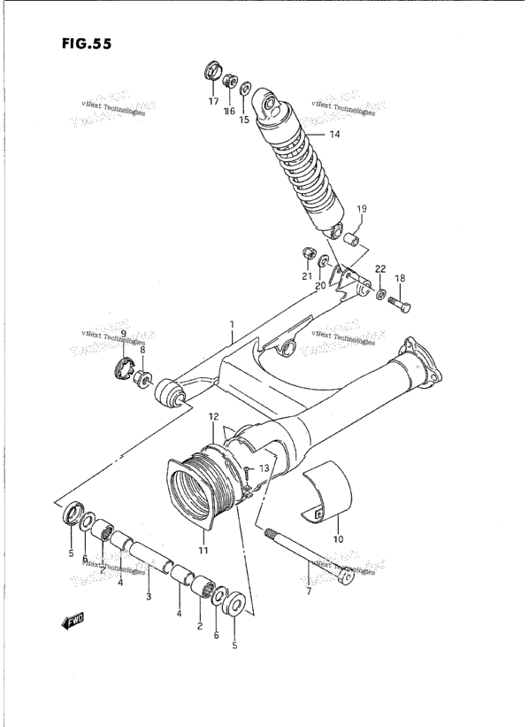Rear Swinging Arm