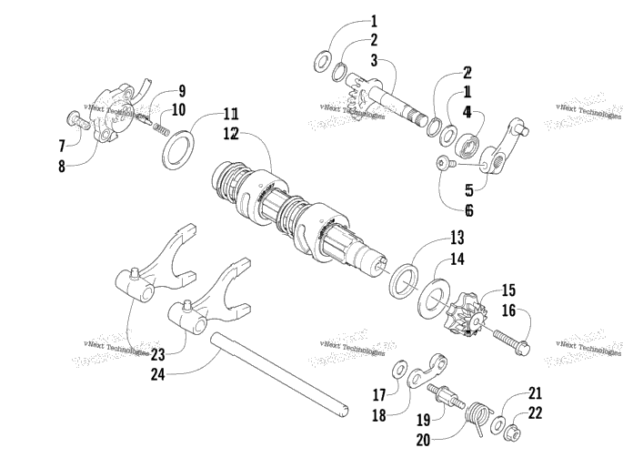 Gear Shifting Assembly
