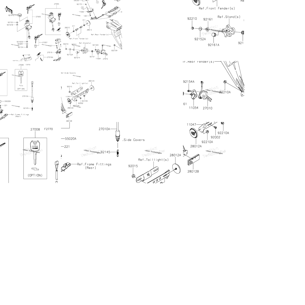 Ignition Switch/Locks/Reflectors