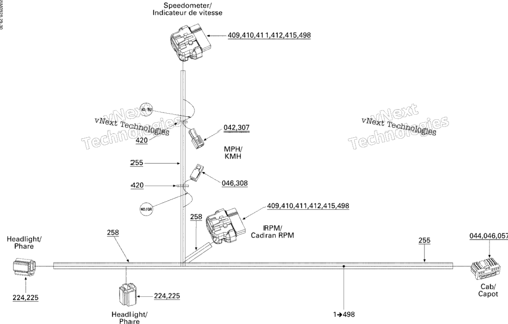 Electrical Harness, Hood