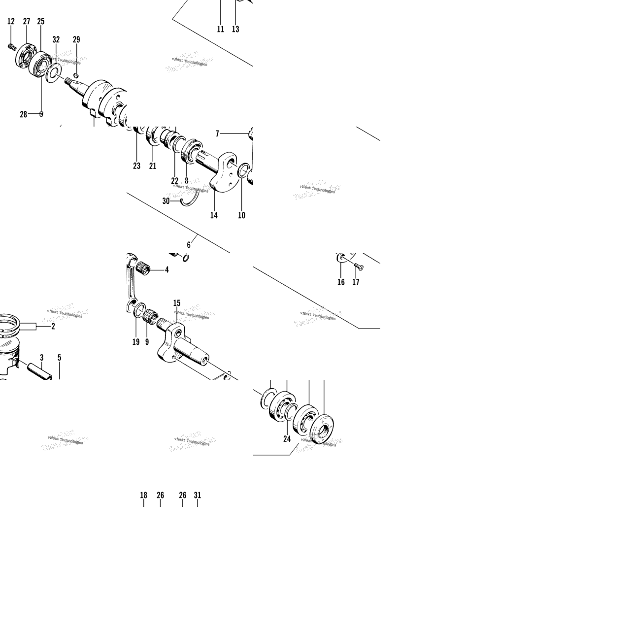 Piston And Crankshaft