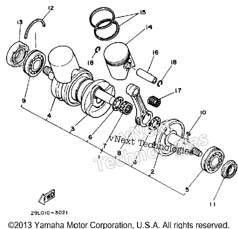 Crankshaft - Piston