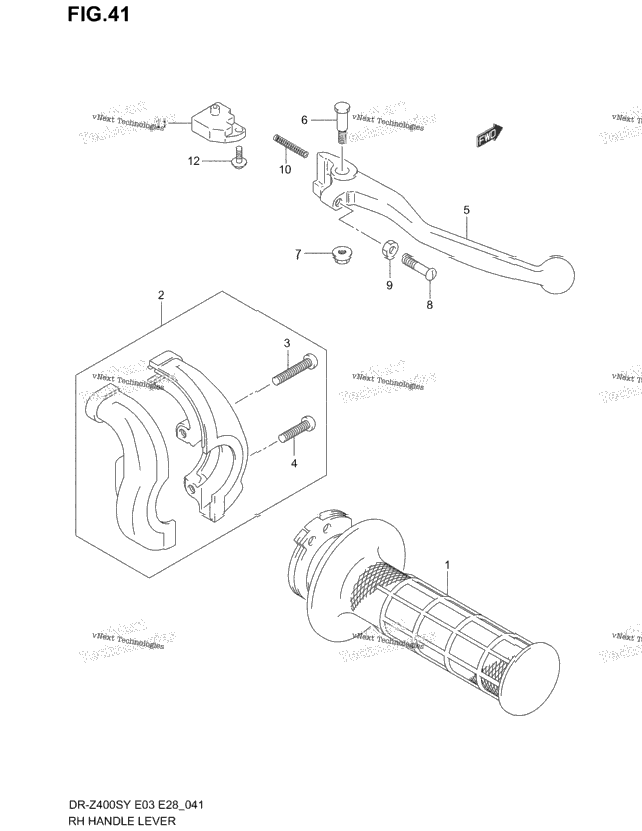 Right Handle Lever