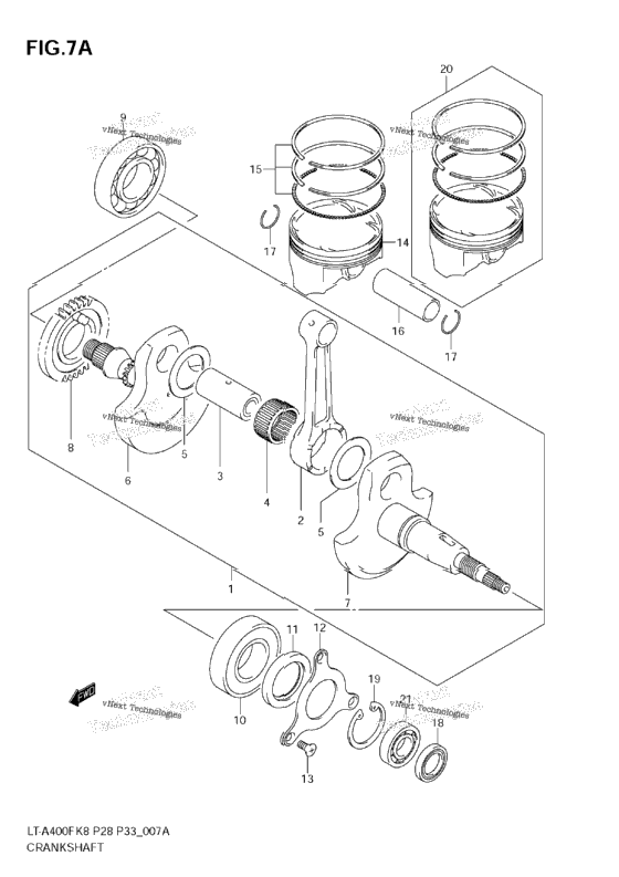 Crankshaft (Lt-A400fl0)