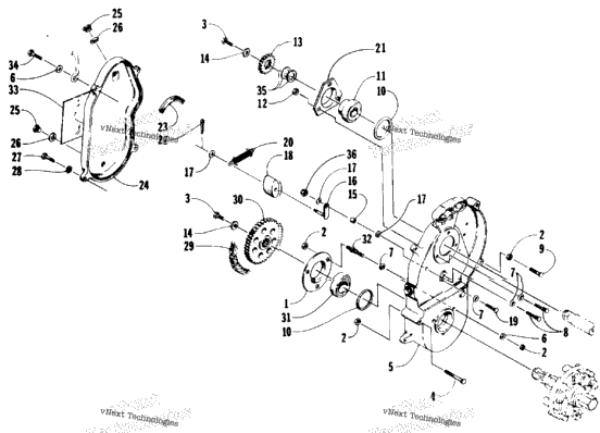 Drive/Dropcase Assembly