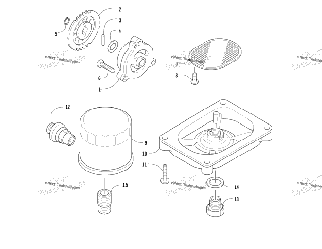 Oil Filter/Pump Assembly