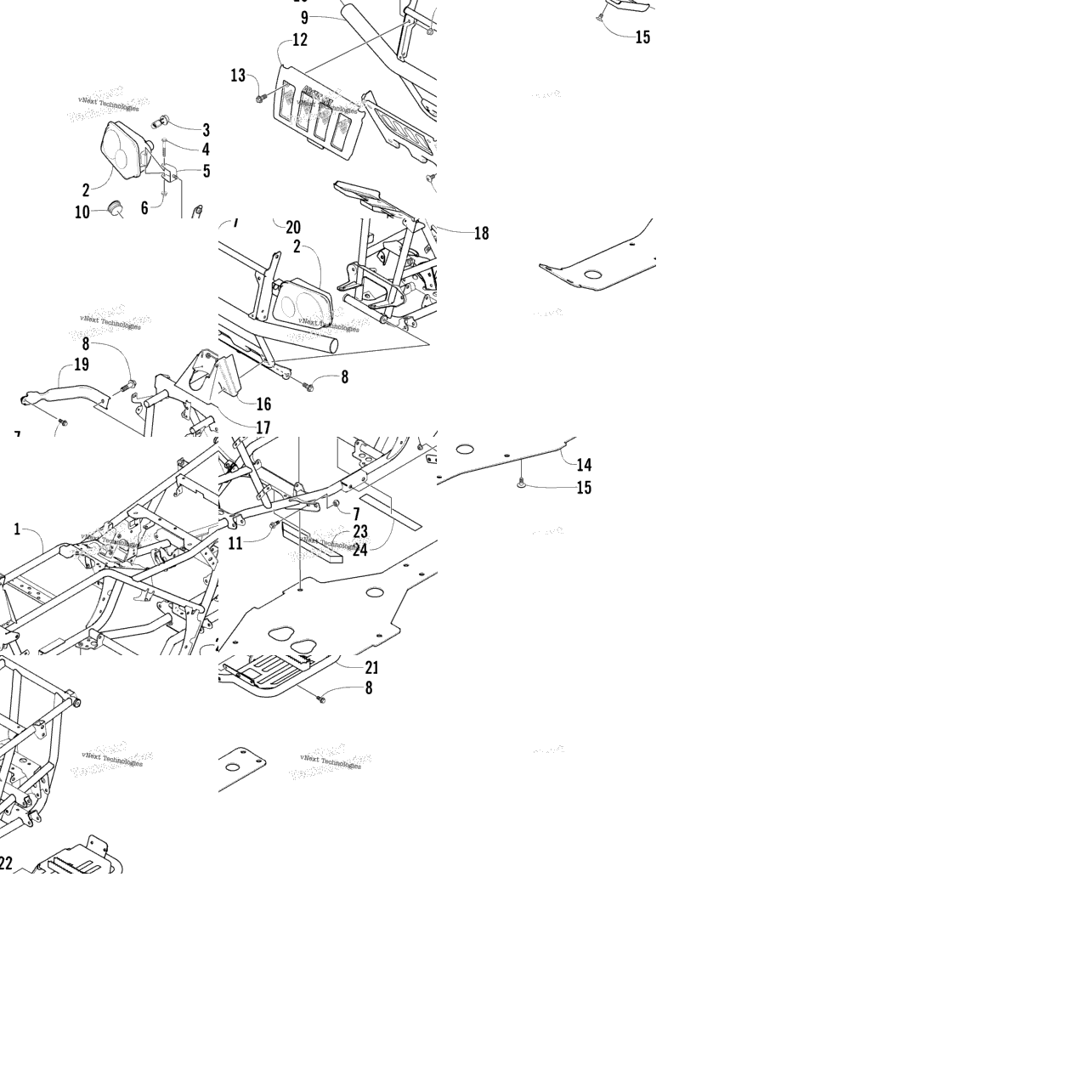 Frame And Related Parts