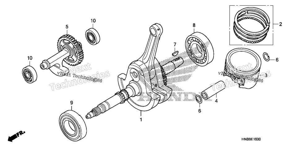 Crankshaft + Piston
