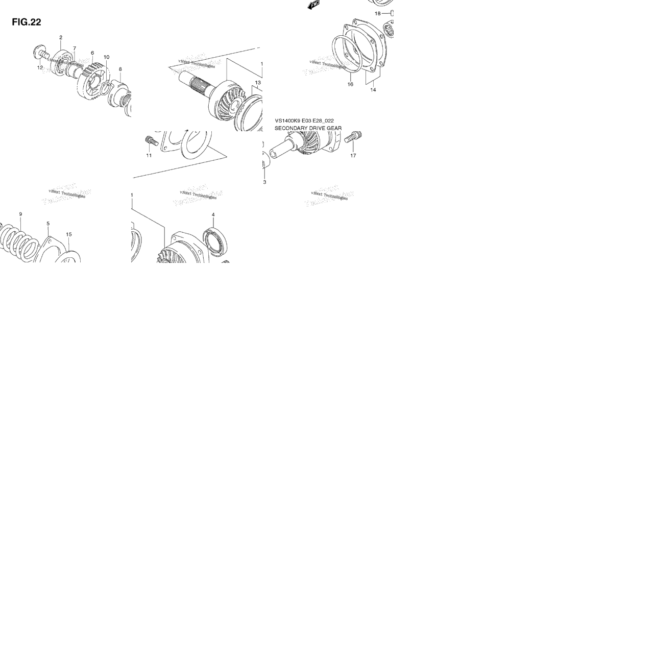 Secondary Drive Gear