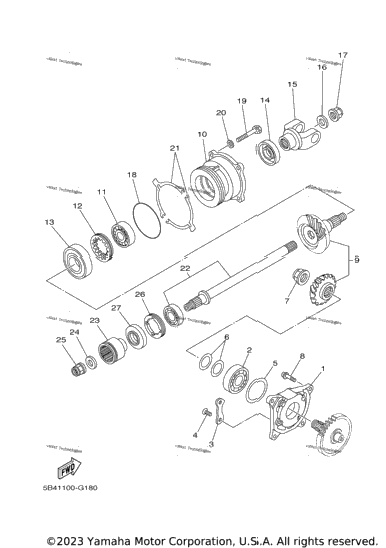 Middle Drive Gear