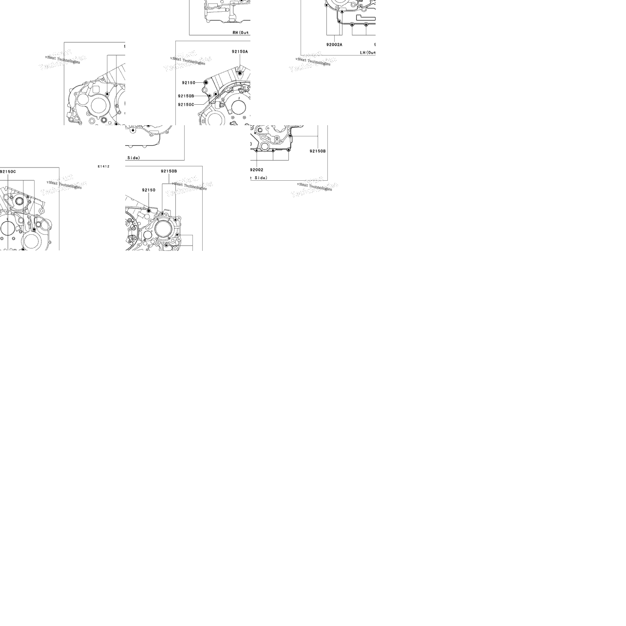 Crankcase Bolt Pattern