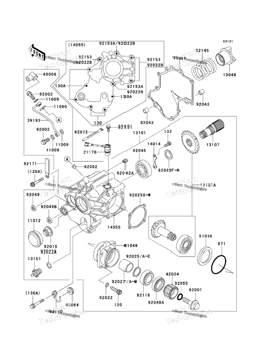 Front Bevel Gear