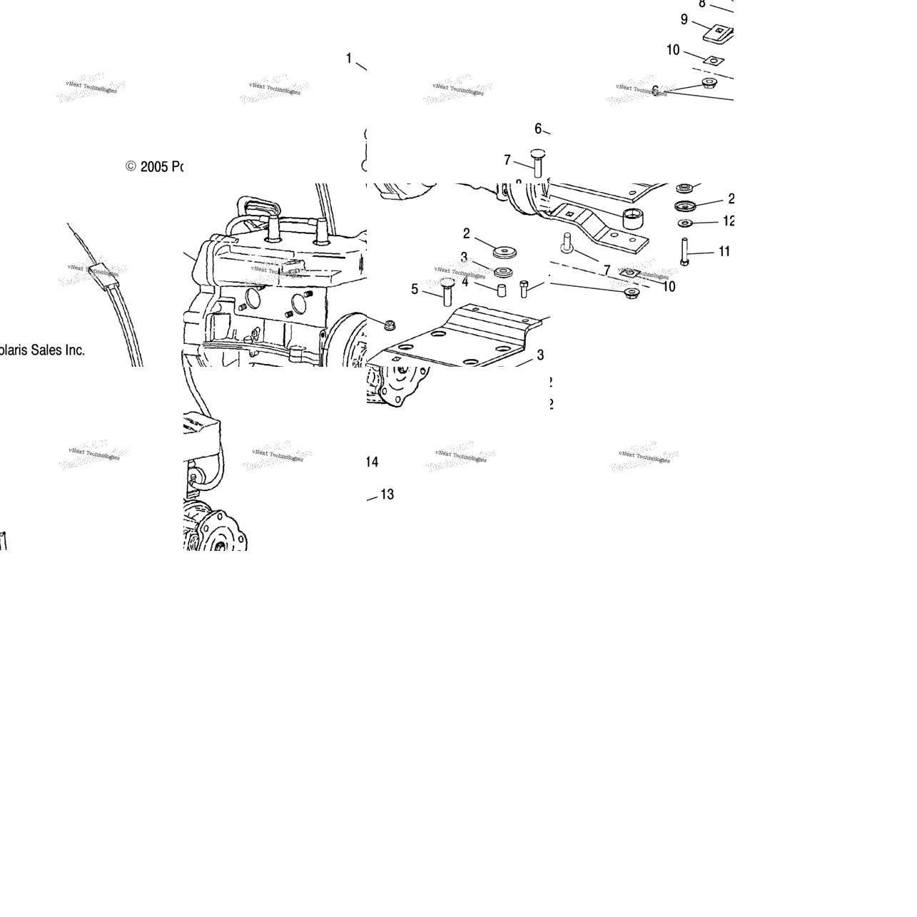 Engine, Mounting