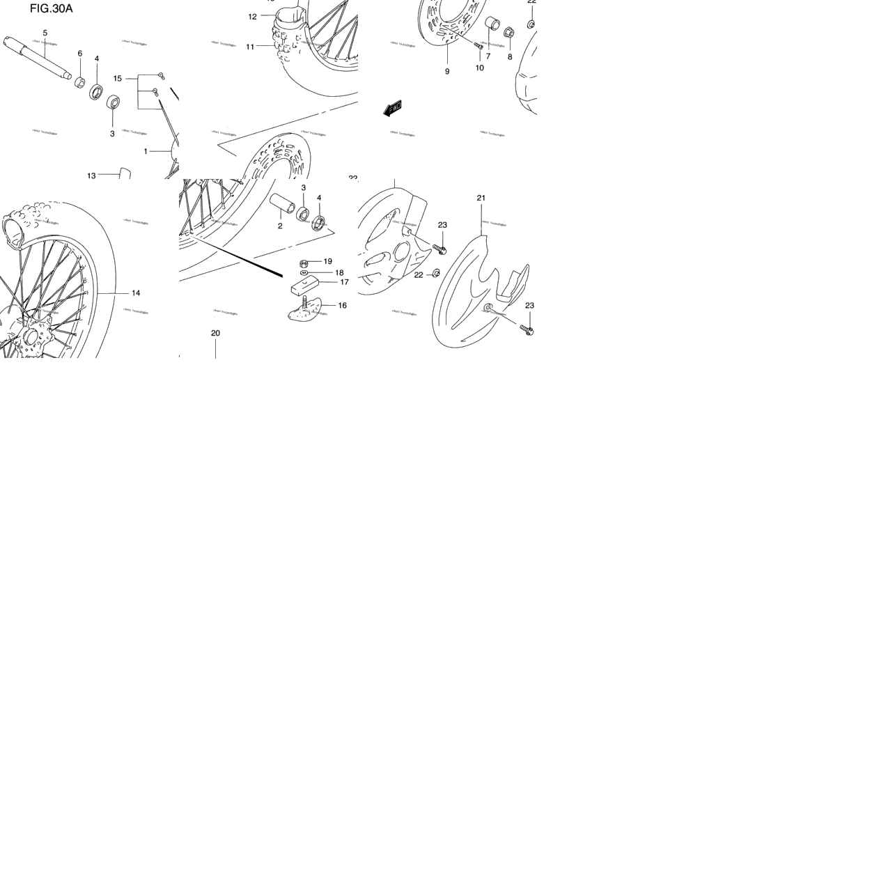 Front Wheel (Model V/W/X/Y)