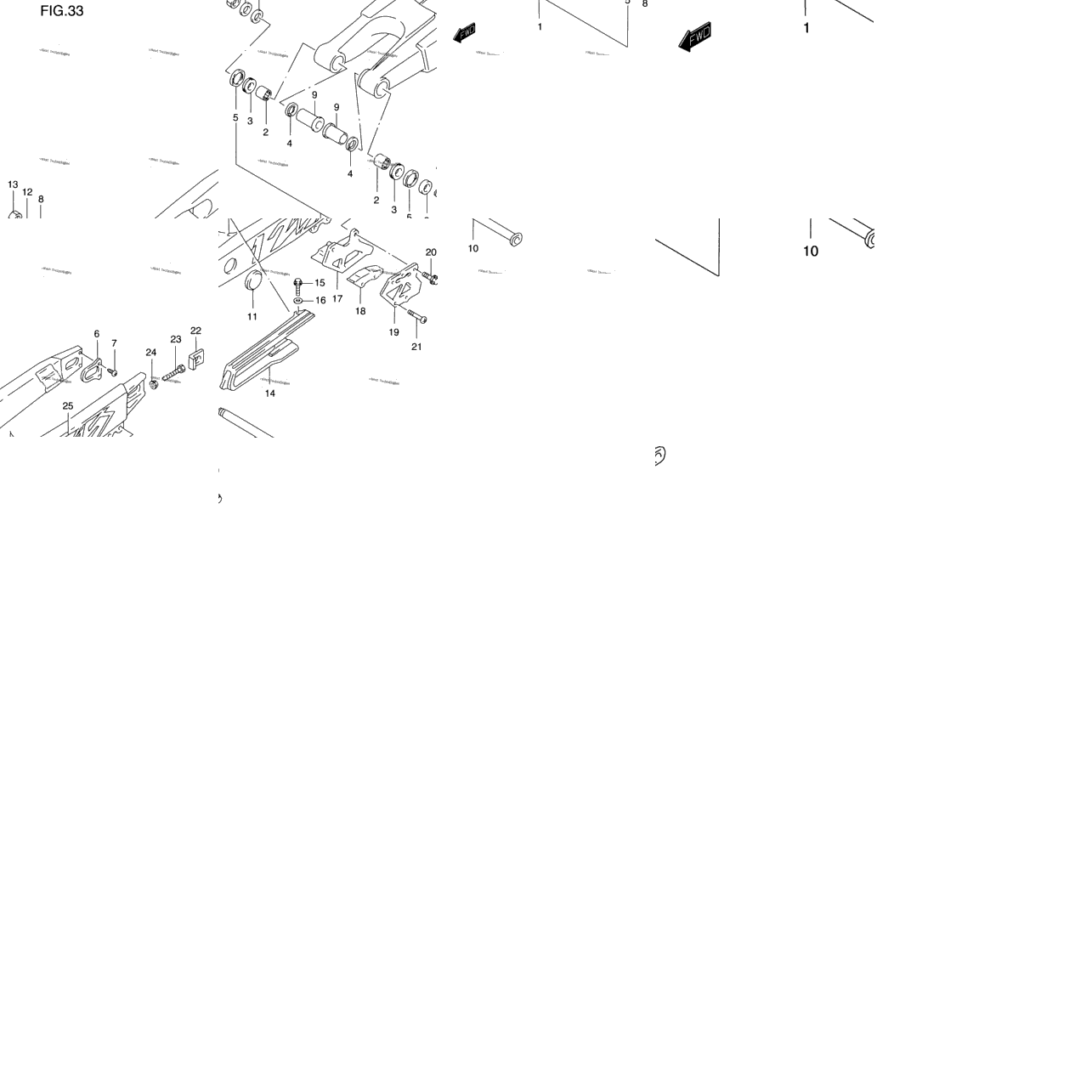 Rear Swinging Arm (Model T)