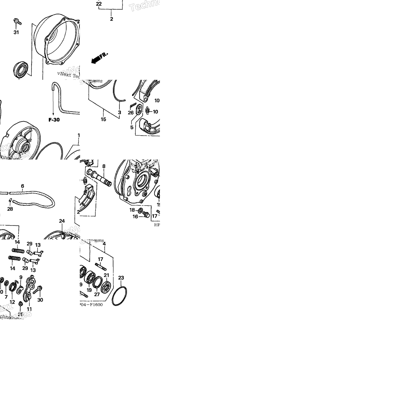 Rear Brake Panel