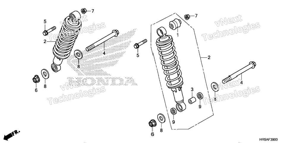 REAR SHOCK ABSORBER