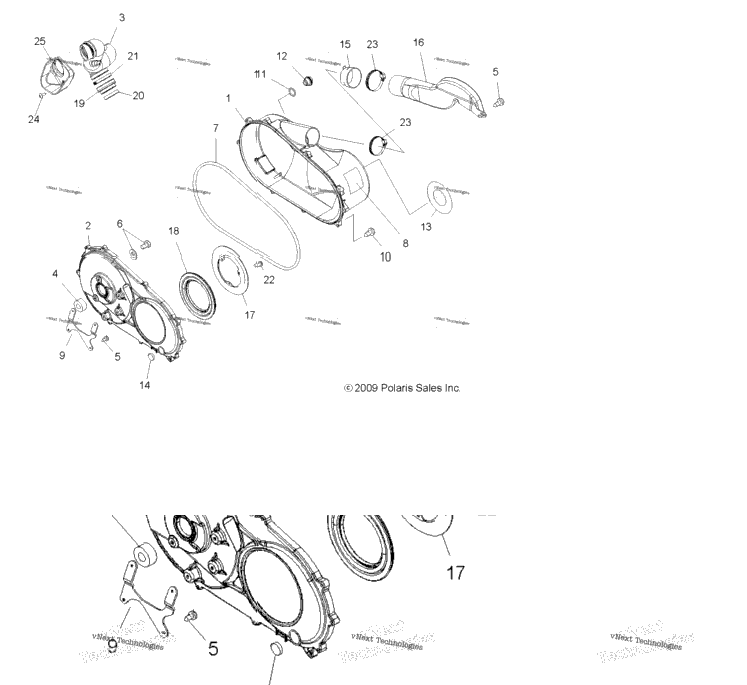 Body, Clutch Cover