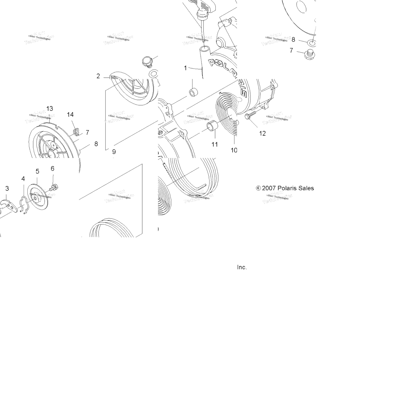 Engine, Recoil Starter