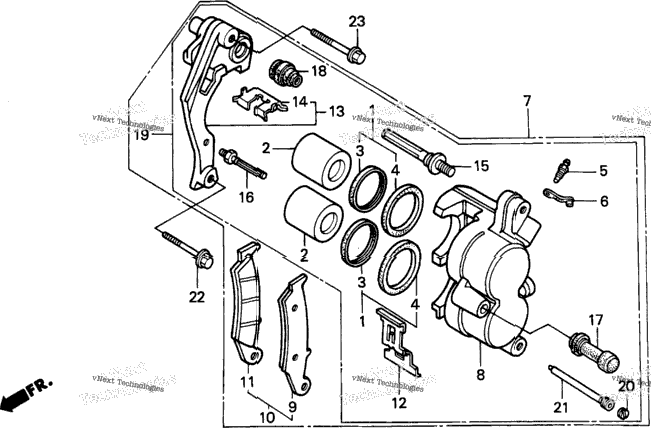Front Brake Caliper