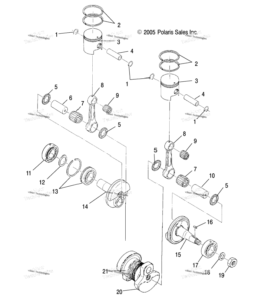 Engine, Piston & Crankshaft