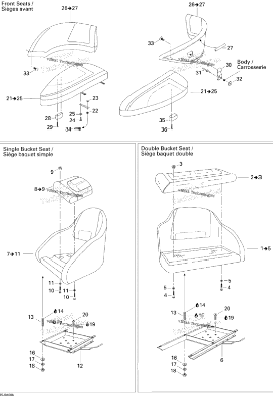 Seat (Front, Driver And Passenger Seat)