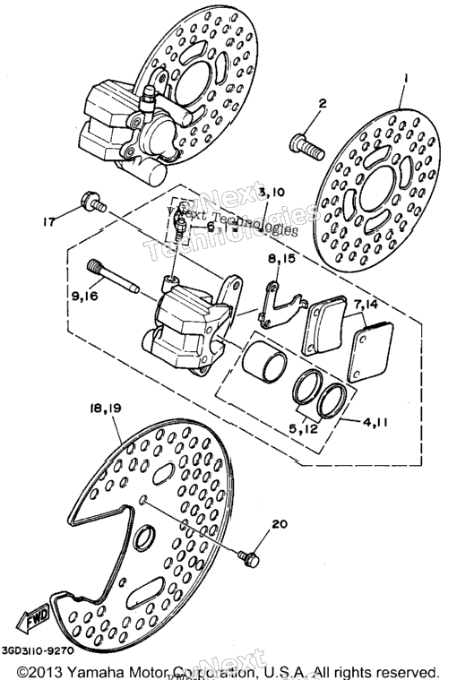 Front Brake Caliper