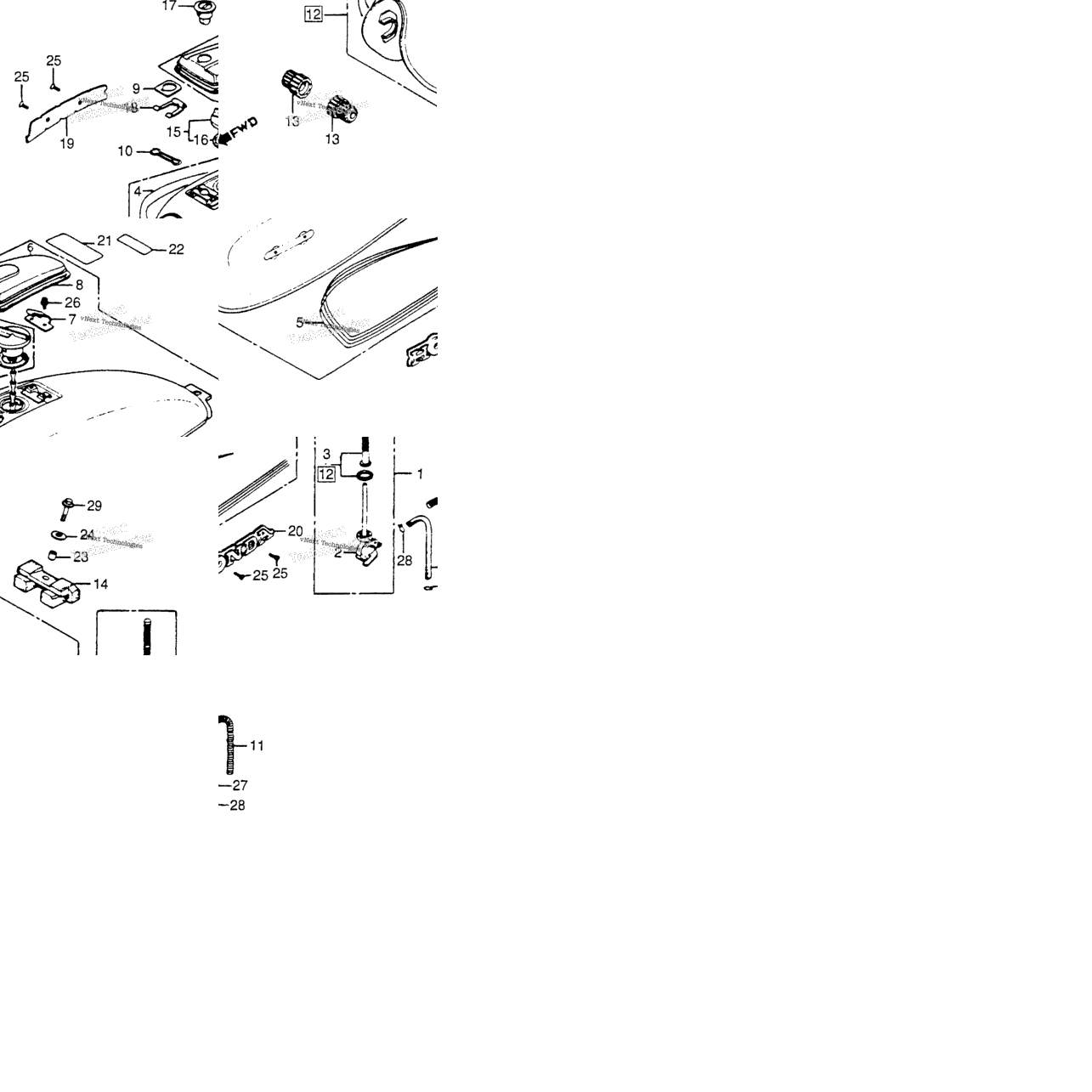 Cm400a/Tfuel Tank 79-80