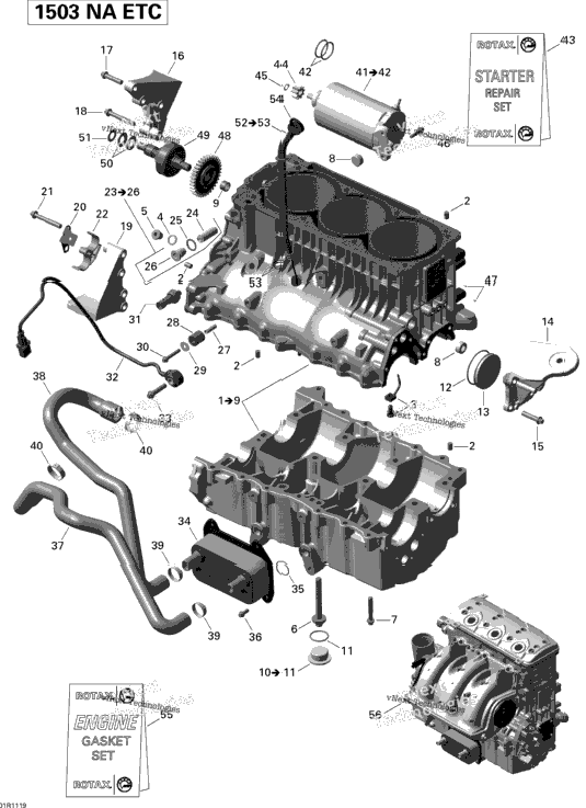 Engine Block Sea-Doo Boats
