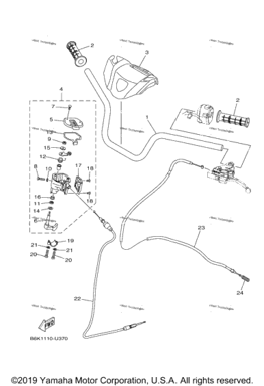 Steering Handle Cable