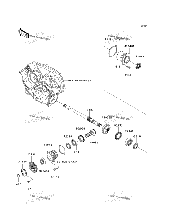 Front Bevel Gear