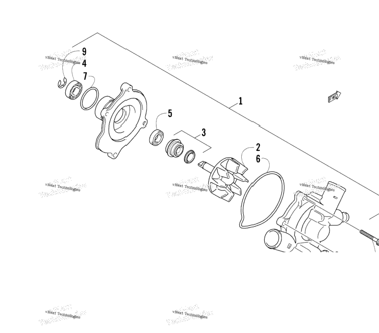 Water Pump Assembly