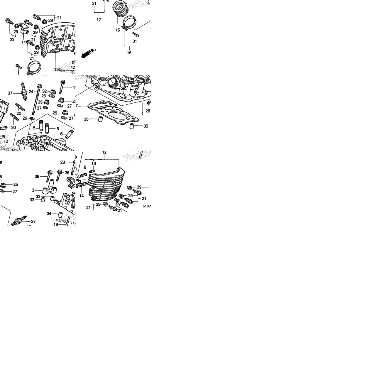 Cylinder Head (Rr.)