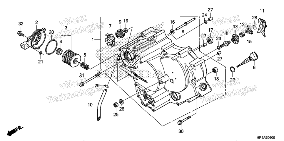 FRONT CRANKCASE COVER