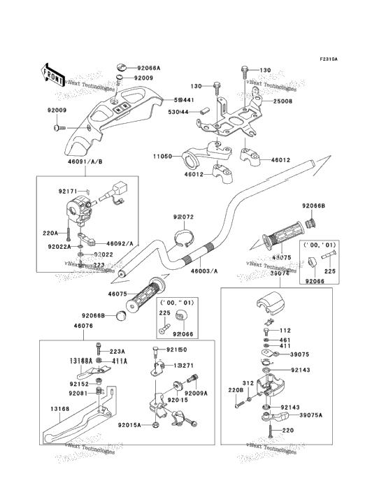 Handlebar (C2-C4)