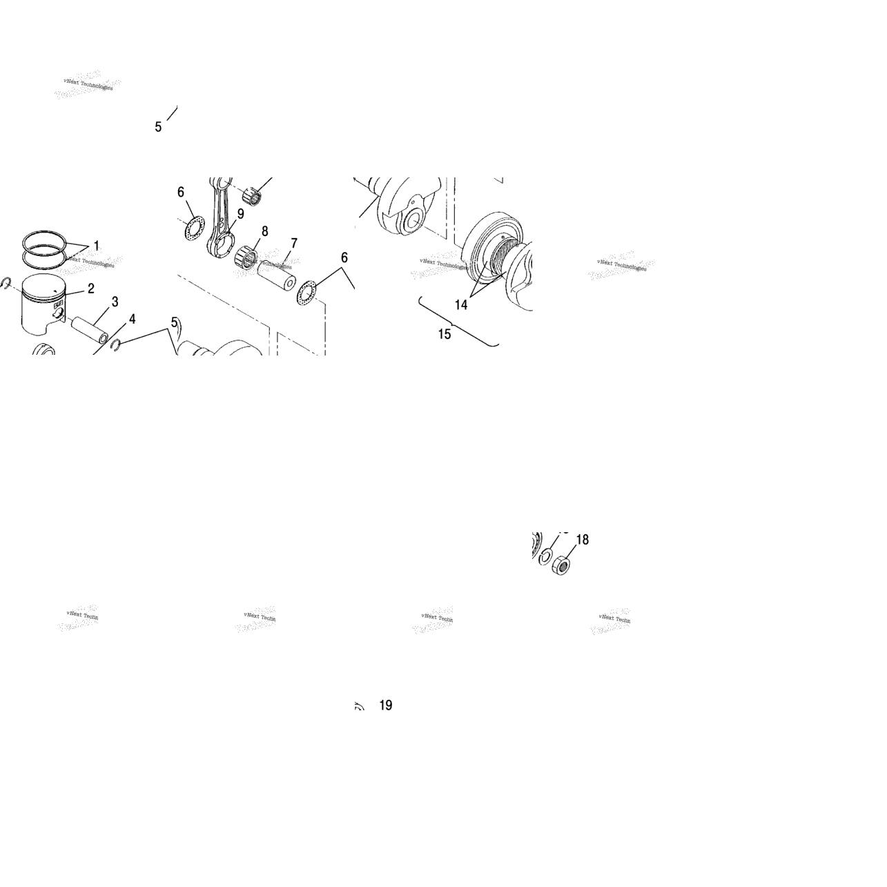 Engine, Piston & Crankshaft