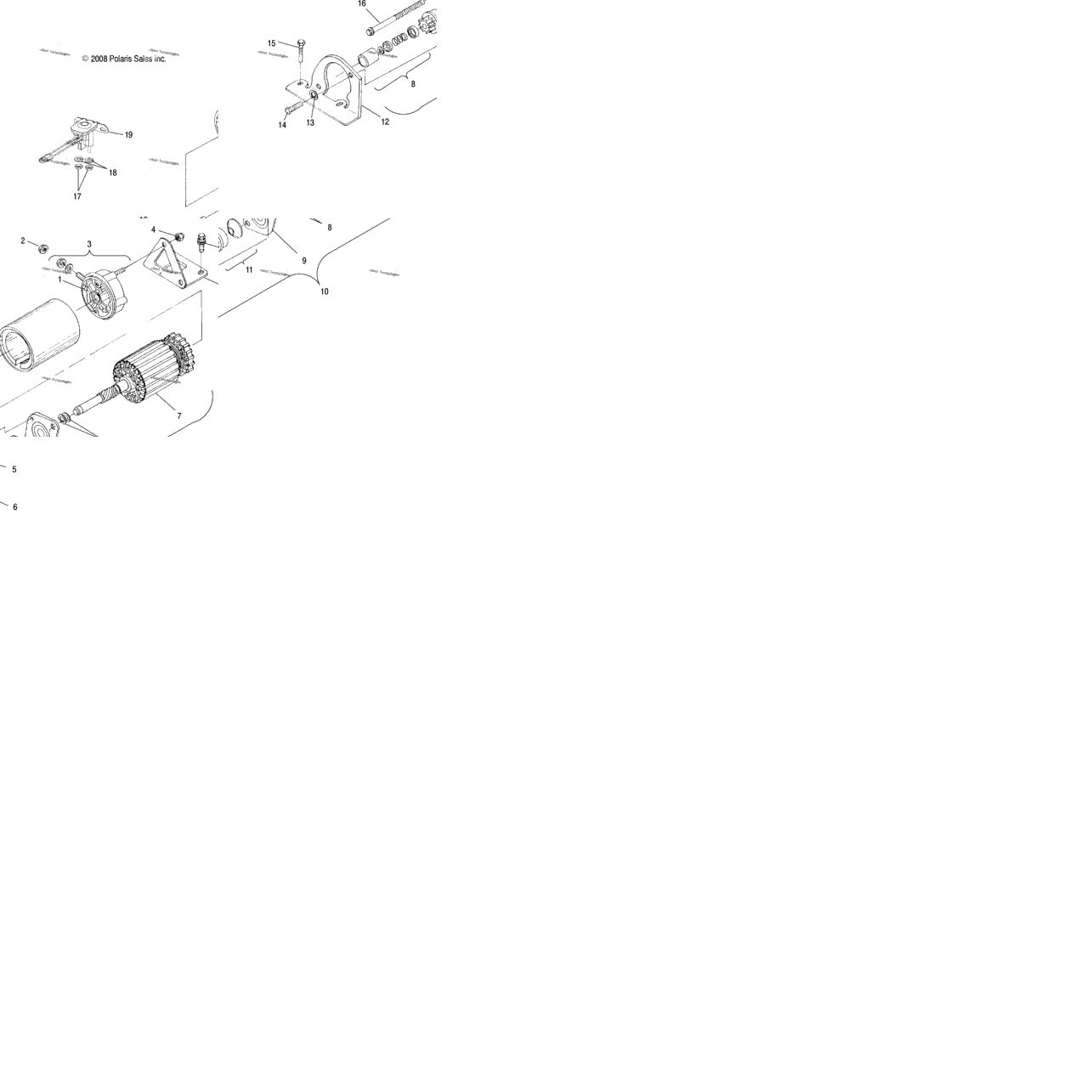 Engine, Starting Motor