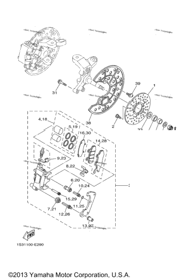 Front Brake Caliper