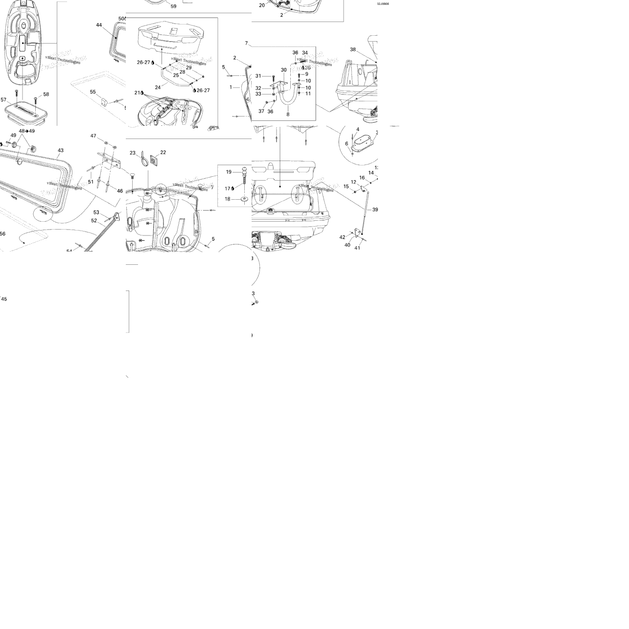 Engine Compartment And Central Cover