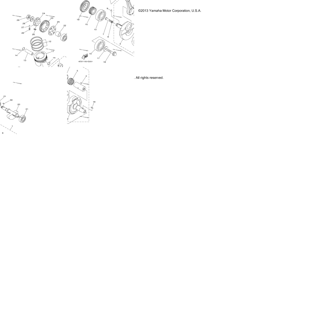 Crankshaft Piston