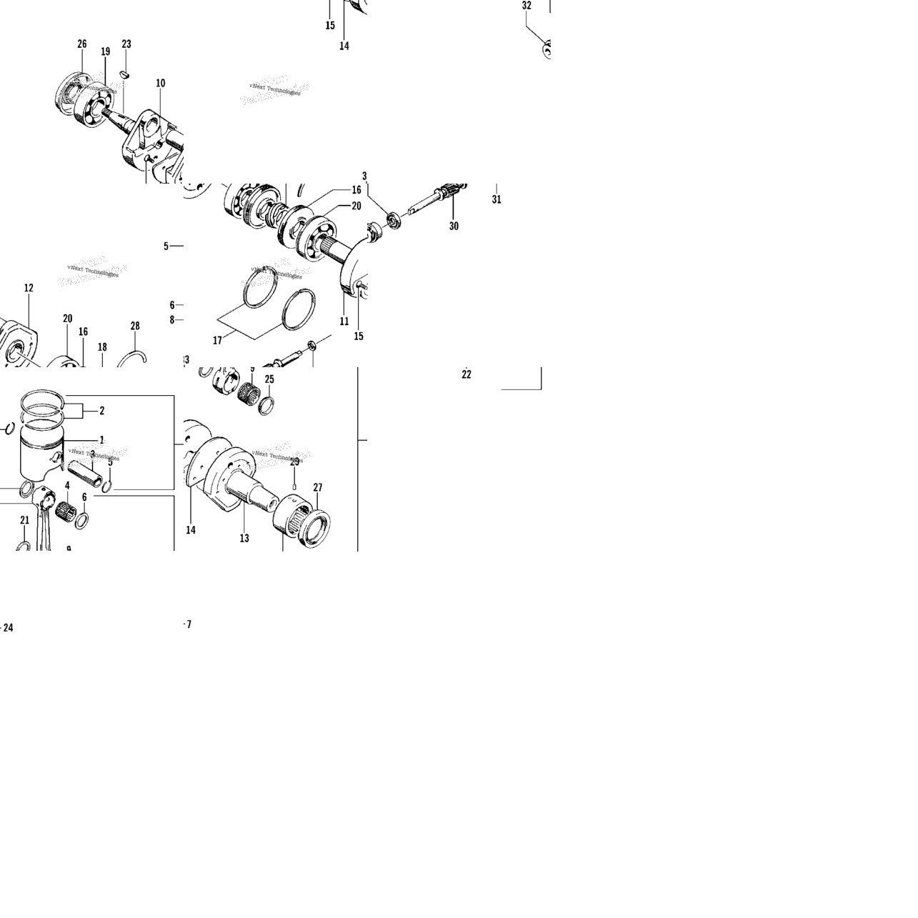 Piston And Crankshaft