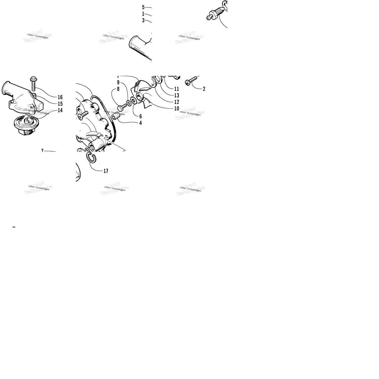 Water Pump And Thermostat